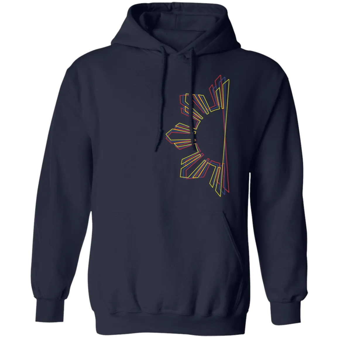 Sun and Stars 3D Unisex Pullover Hoodie
