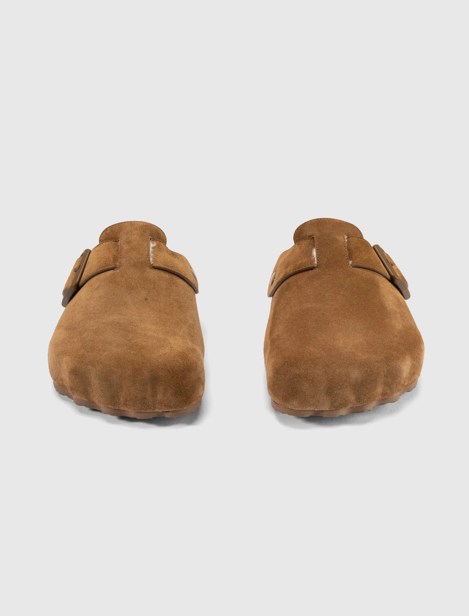 SUNDAY MULE "TAN SUEDE"