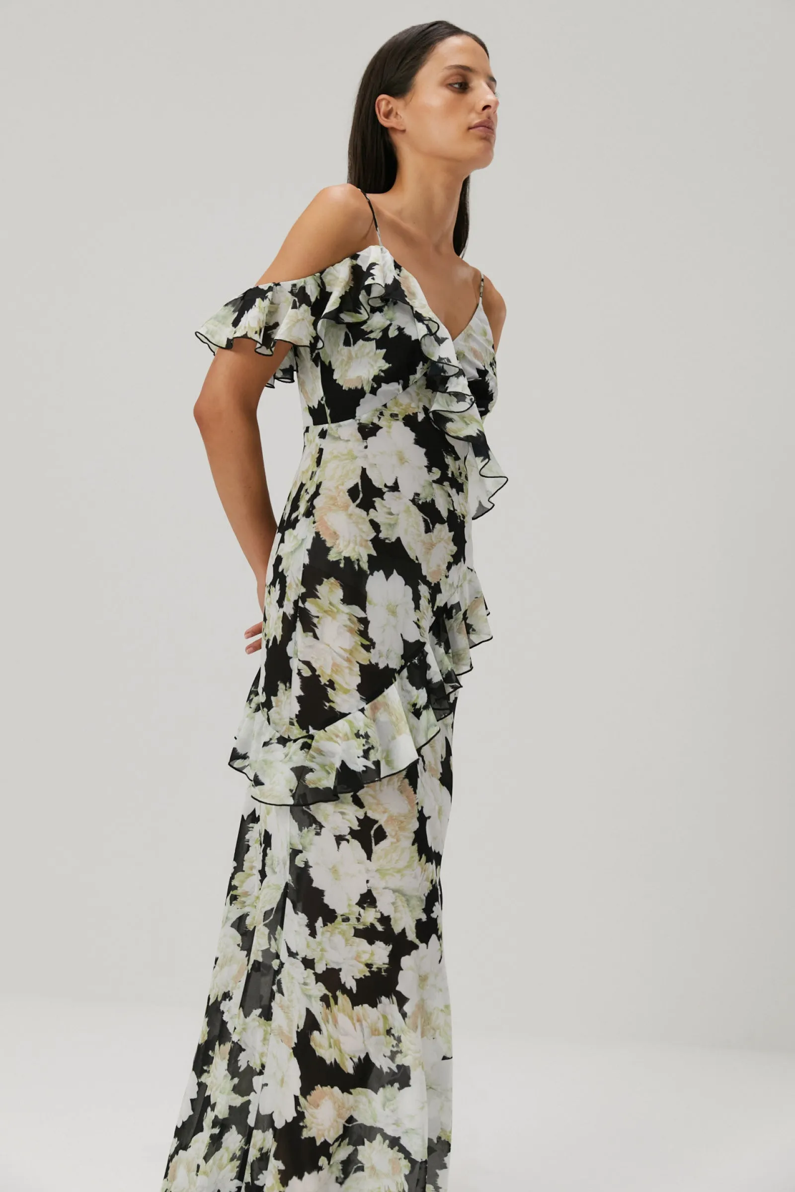 SUTTON GEORGETTE MAXI DRESS