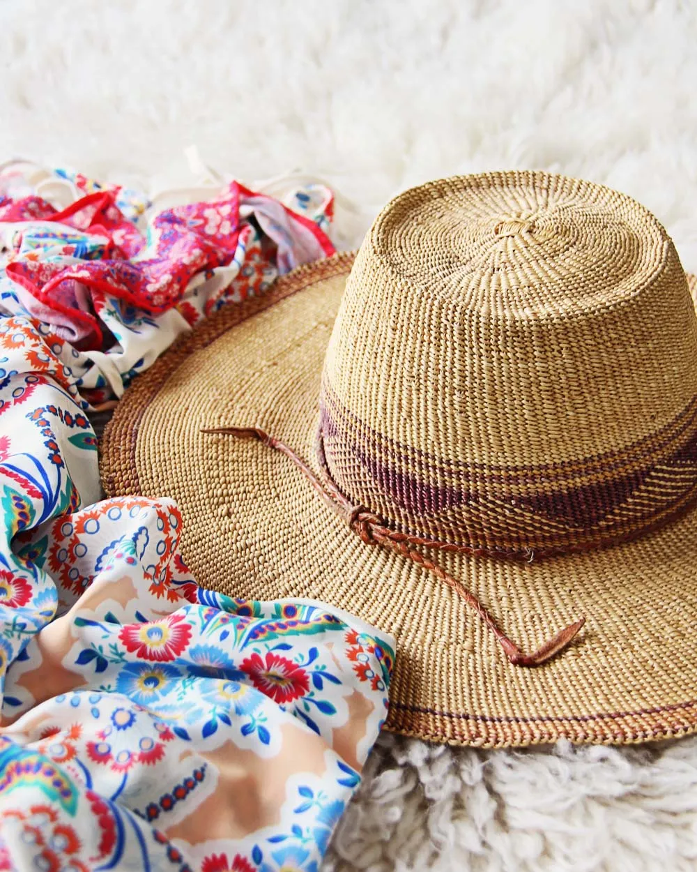 Sweet Vintage 70's Sun Hat