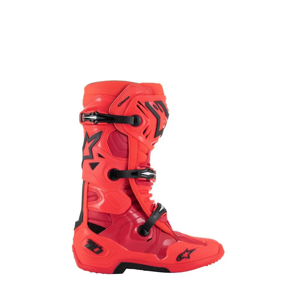 Tech-10 MX Boots Ember LE Red Fluoro/Bright Red/Black 9