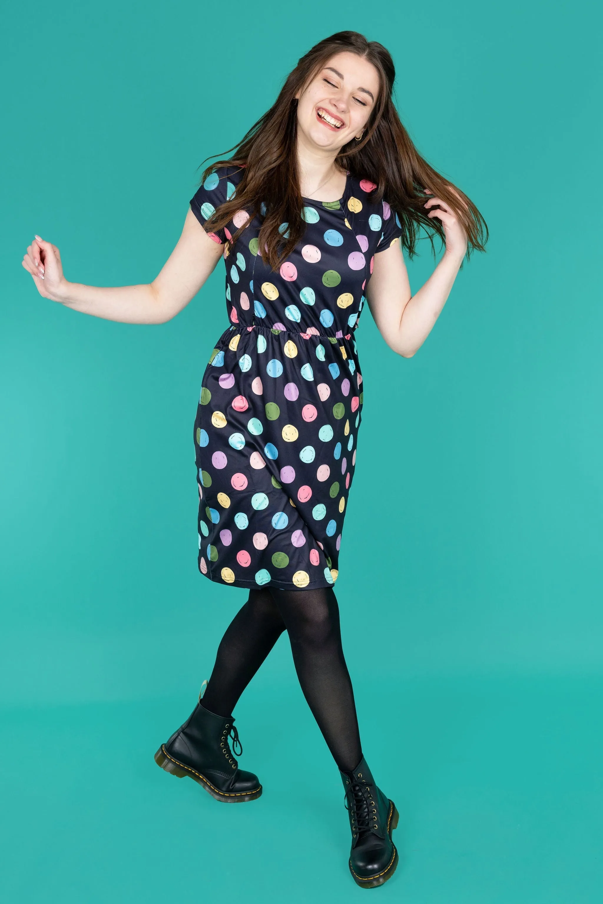 The Knee Length Breastfeeding Dress - Shona Spot