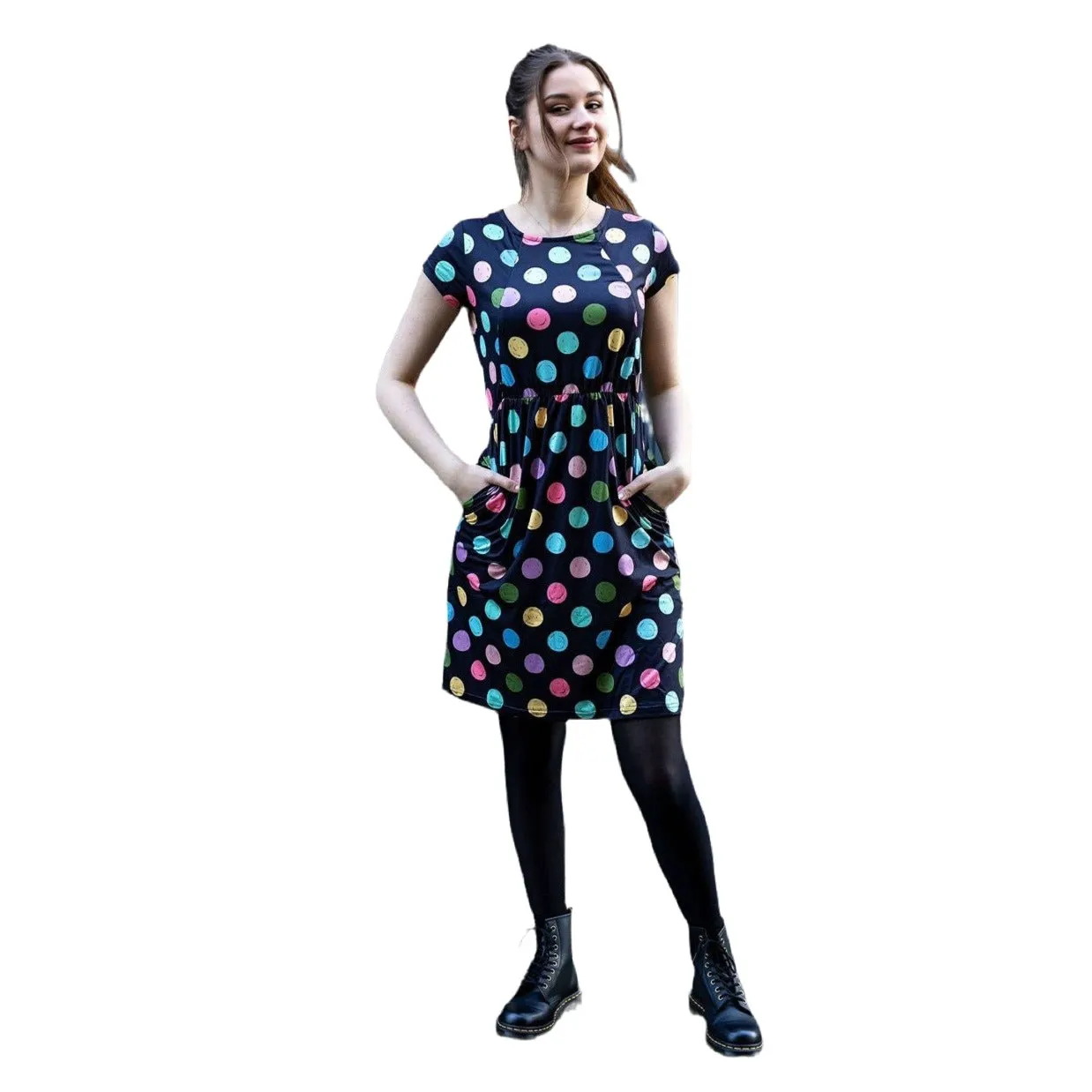 The Knee Length Breastfeeding Dress - Shona Spot