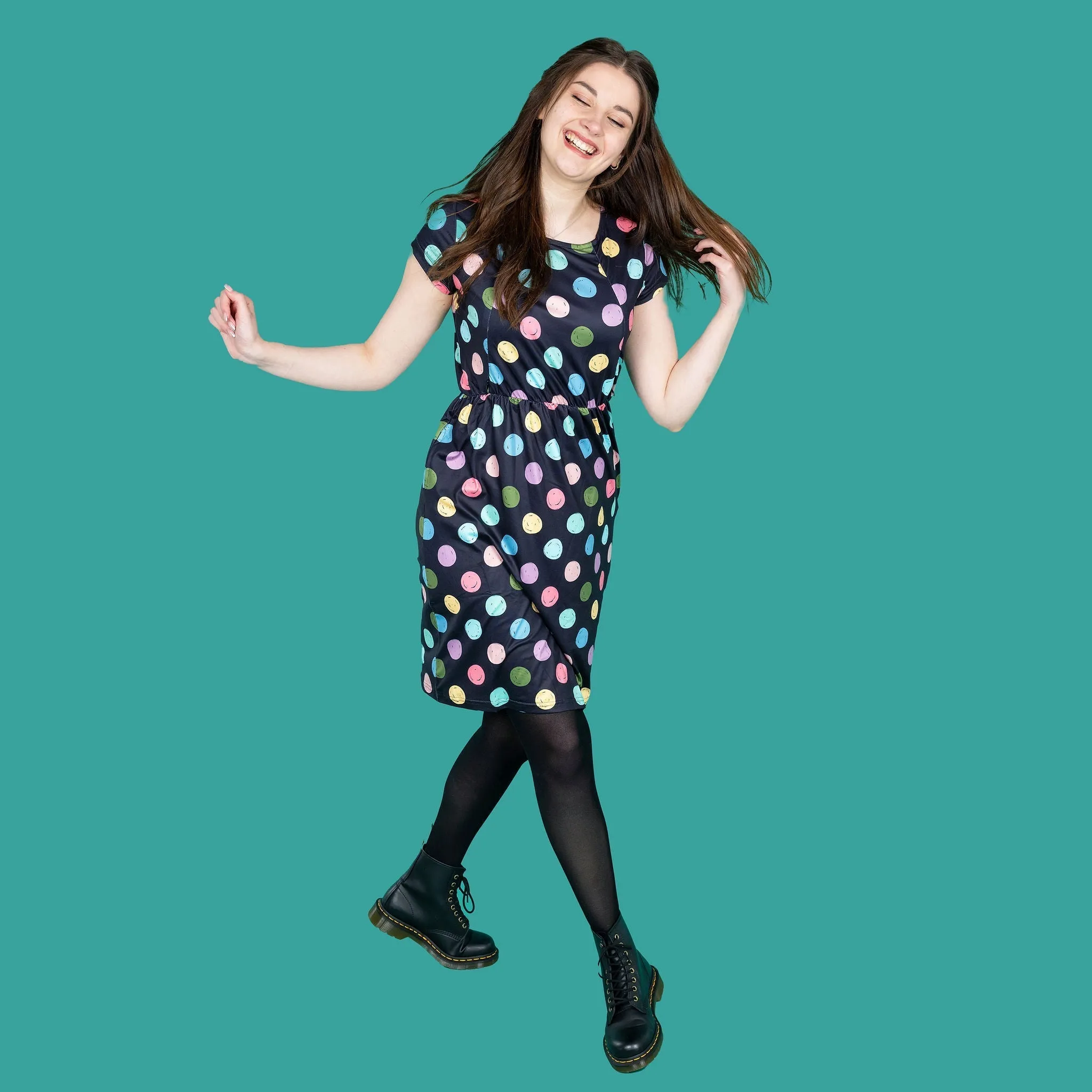 The Knee Length Breastfeeding Dress - Shona Spot