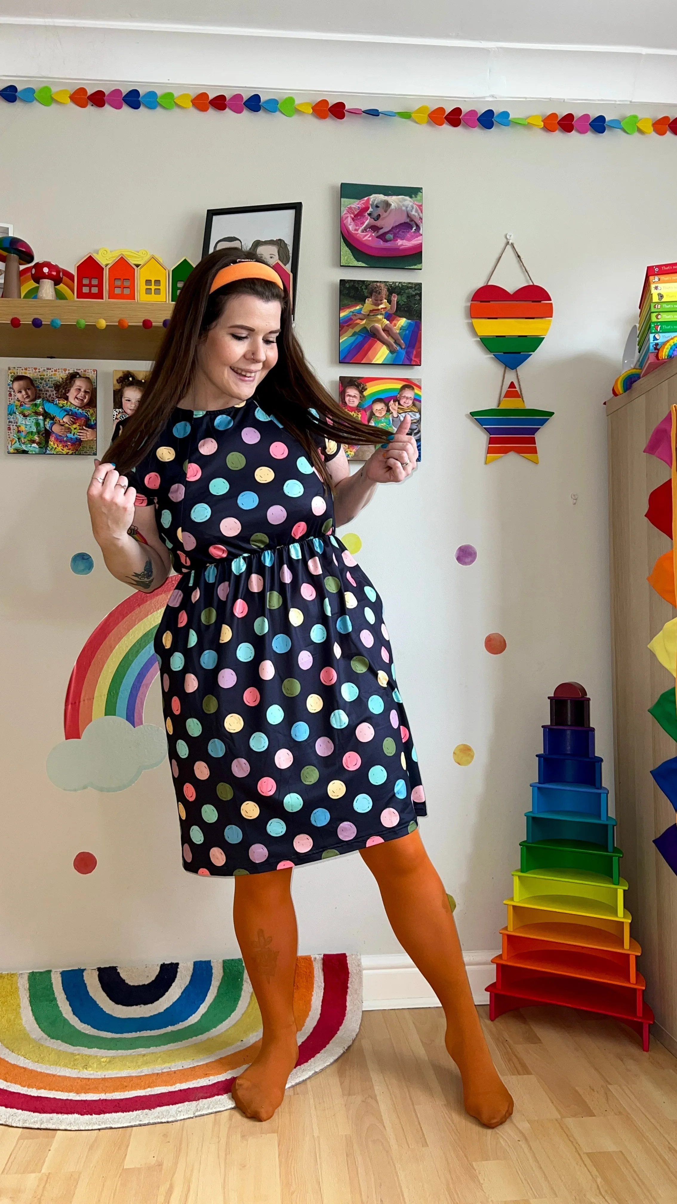 The Knee Length Breastfeeding Dress - Shona Spot