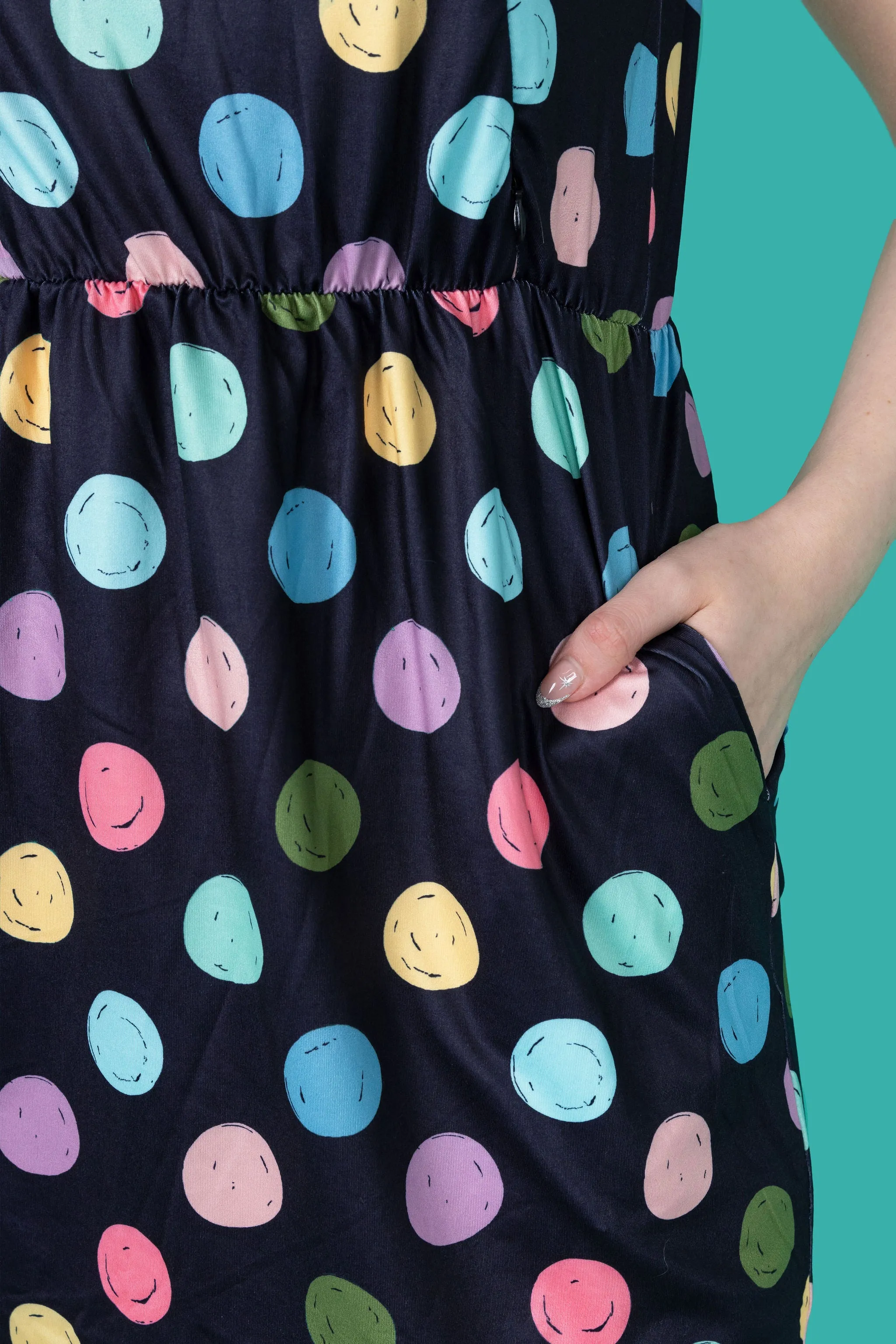 The Knee Length Breastfeeding Dress - Shona Spot