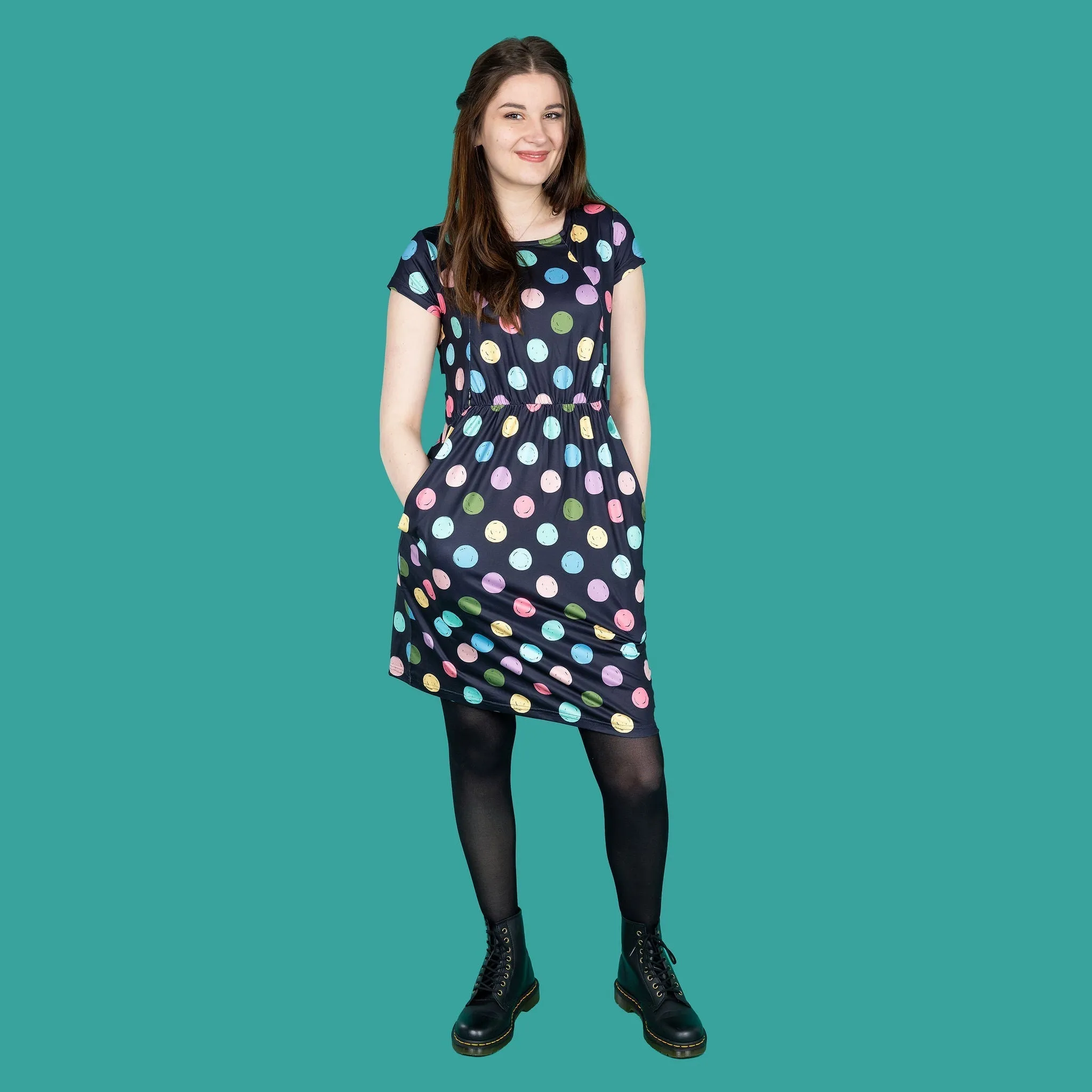 The Knee Length Breastfeeding Dress - Shona Spot