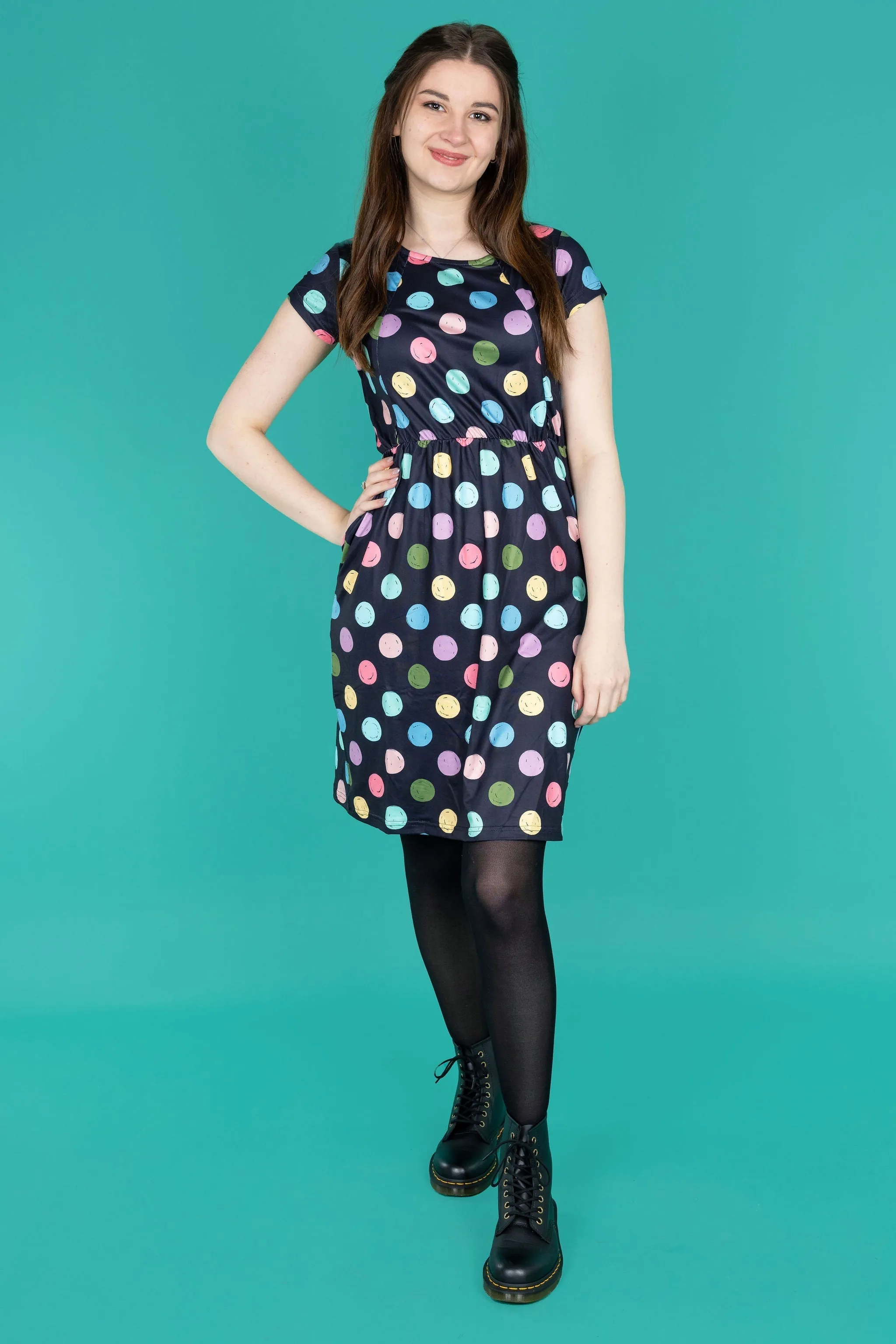 The Knee Length Breastfeeding Dress - Shona Spot