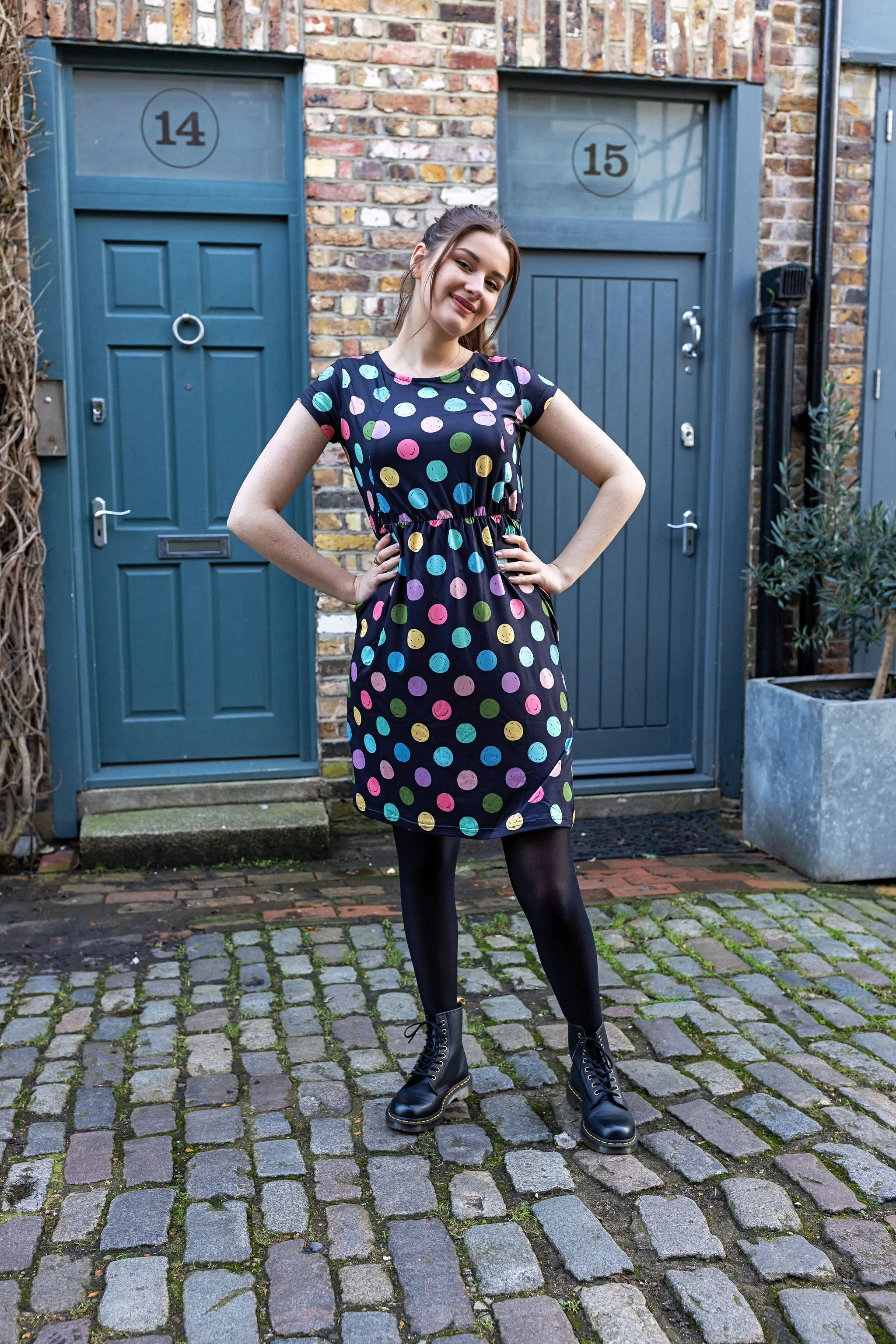 The Knee Length Breastfeeding Dress - Shona Spot