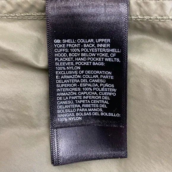 The North Face Flychute A-Line Jacket Moss Green Windwall Rain Outdoor