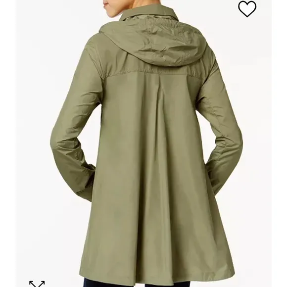 The North Face Flychute A-Line Jacket Moss Green Windwall Rain Outdoor