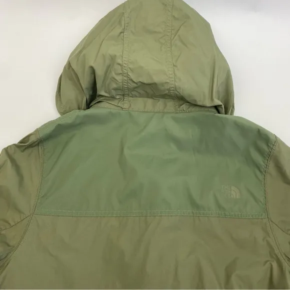 The North Face Flychute A-Line Jacket Moss Green Windwall Rain Outdoor