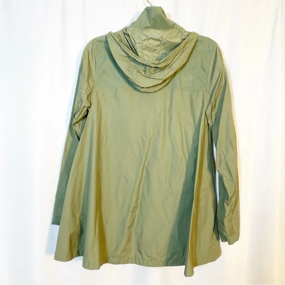 The North Face Flychute A-Line Jacket Moss Green Windwall Rain Outdoor