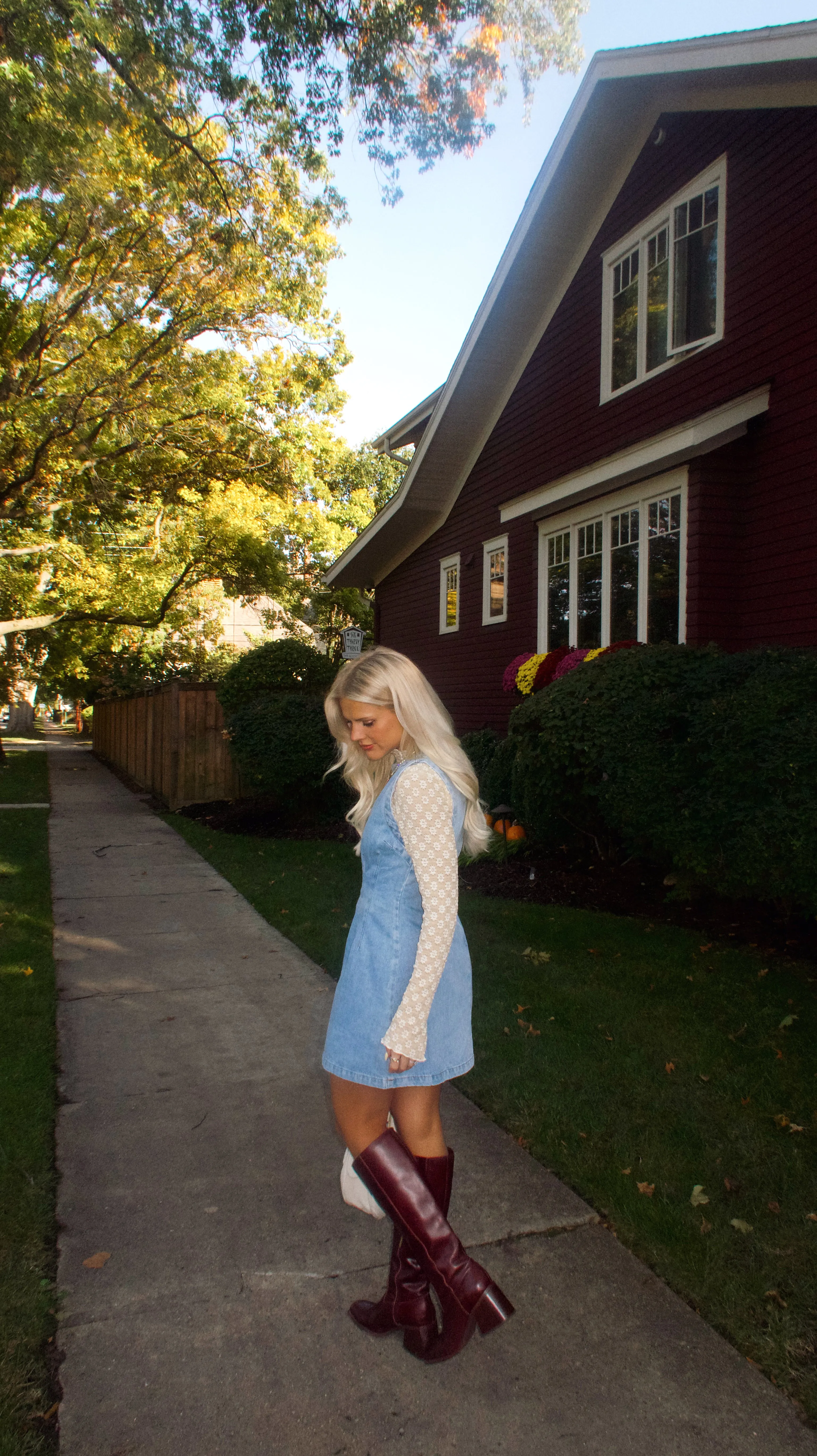 The Pippa Dress// Light Wash