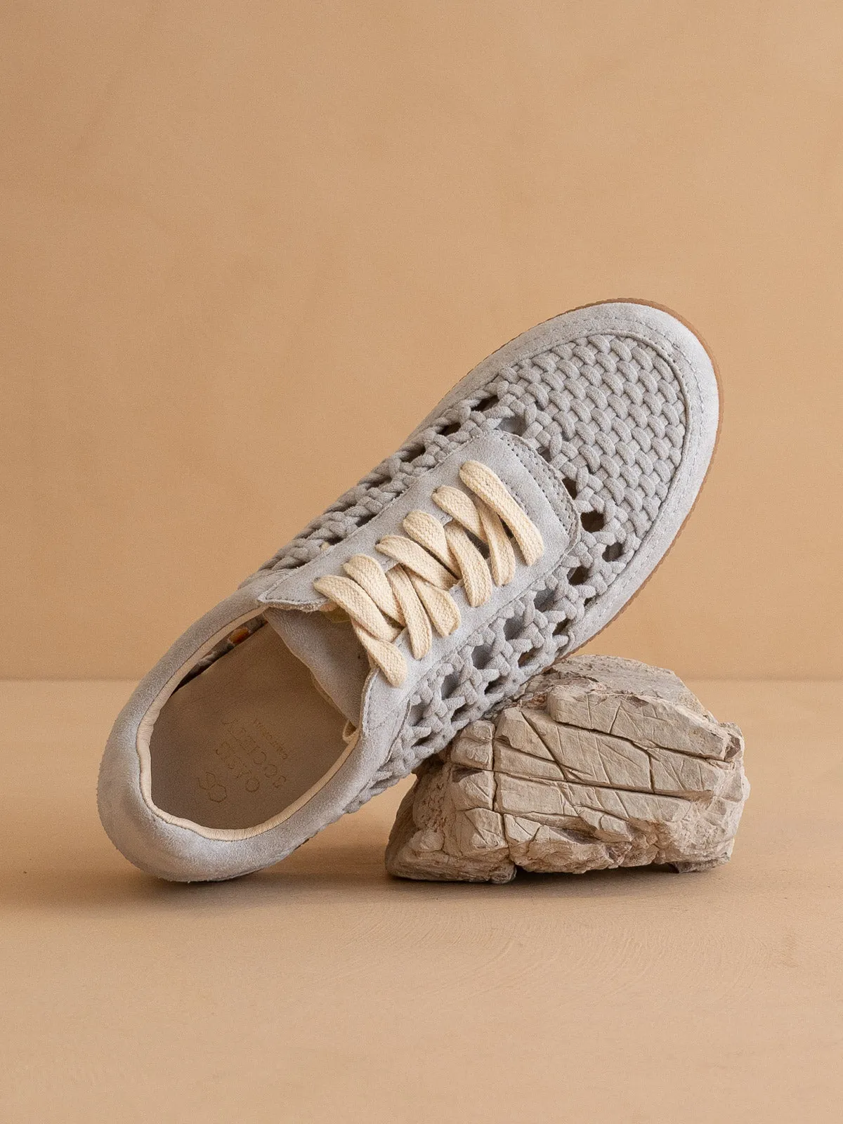 The Sandy | Blue Crochet Detailed Sneaker