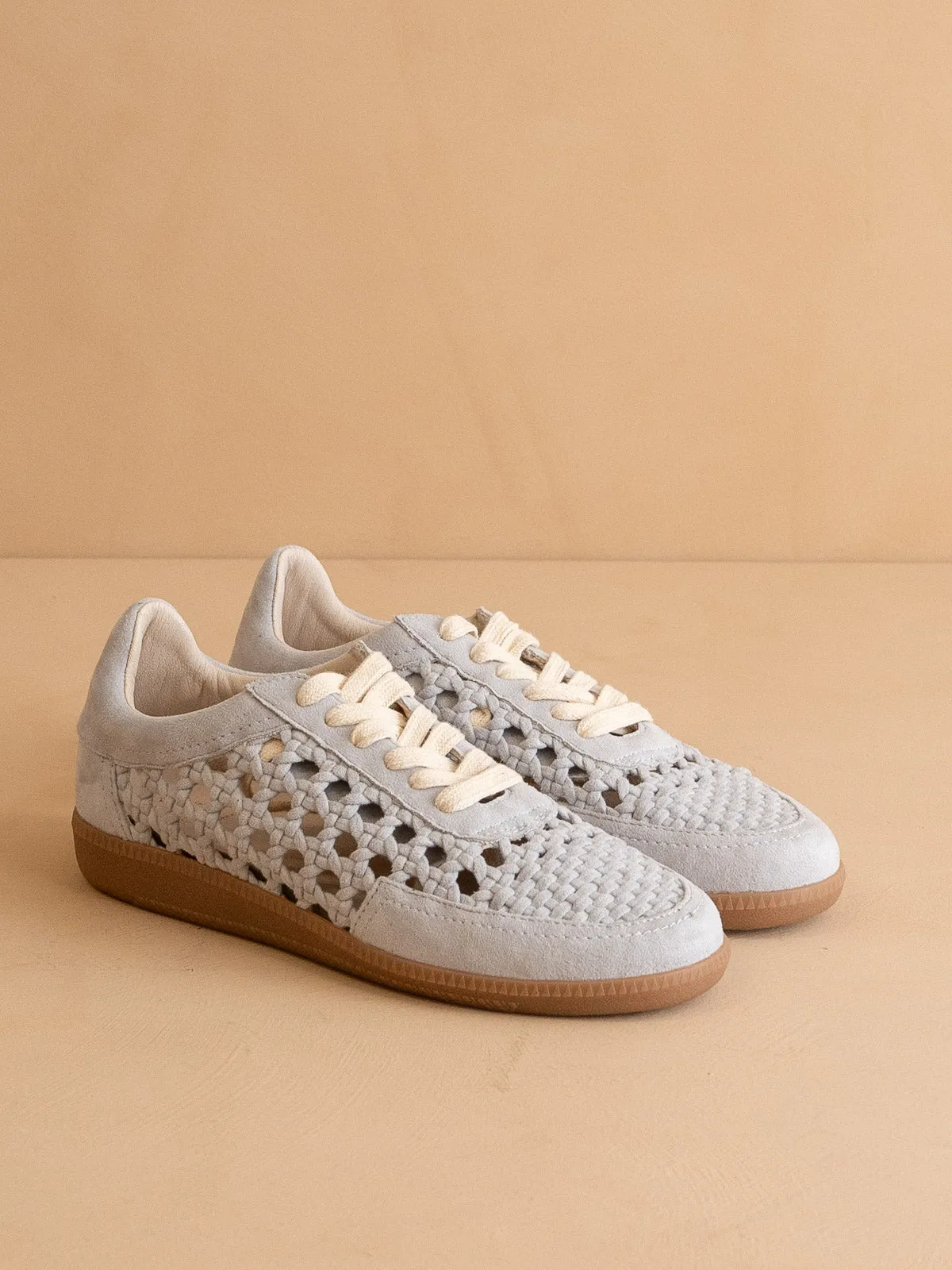 The Sandy | Blue Crochet Detailed Sneaker