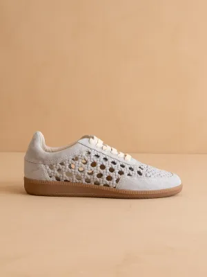 The Sandy | Blue Crochet Detailed Sneaker