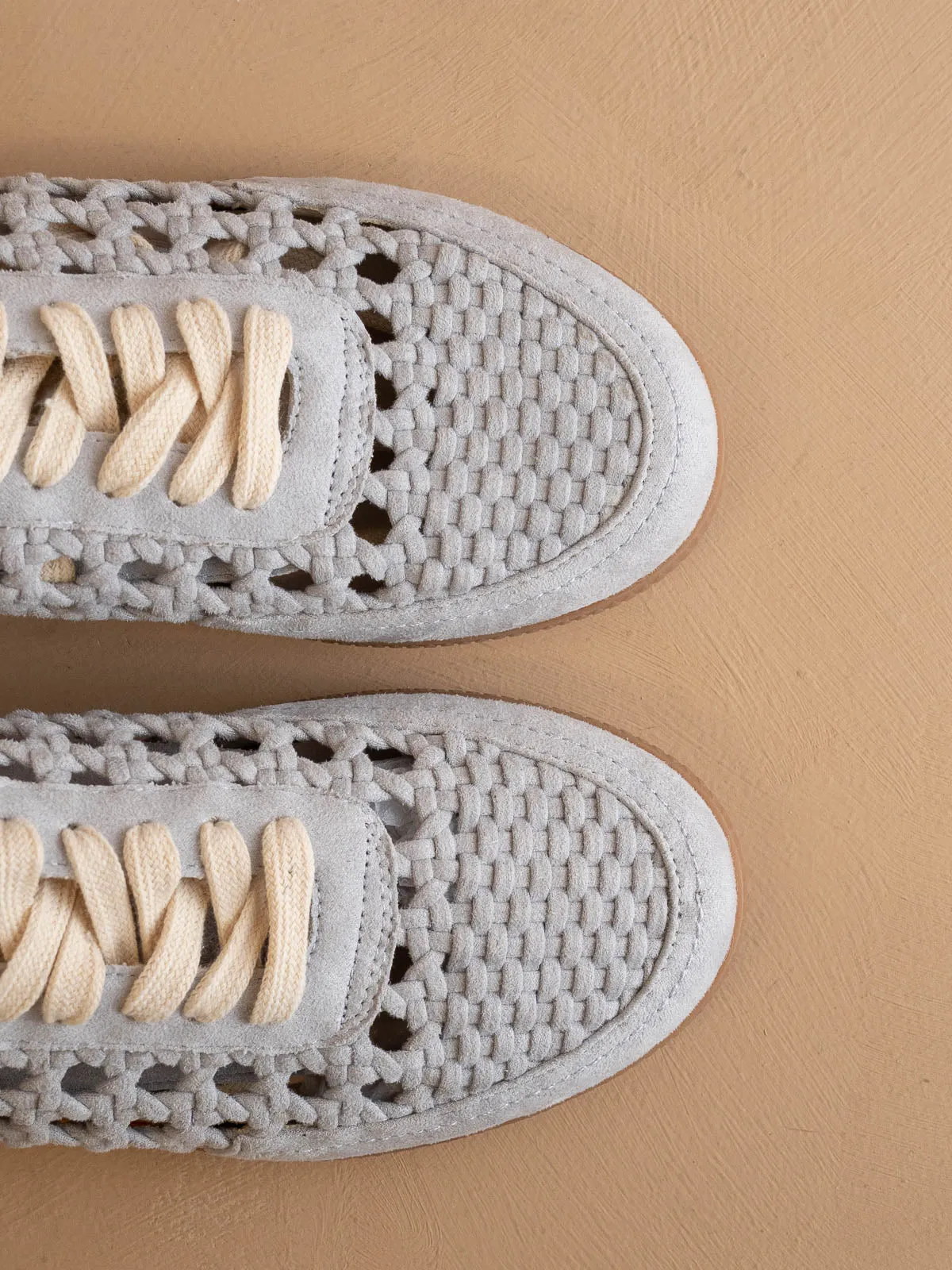 The Sandy | Blue Crochet Detailed Sneaker