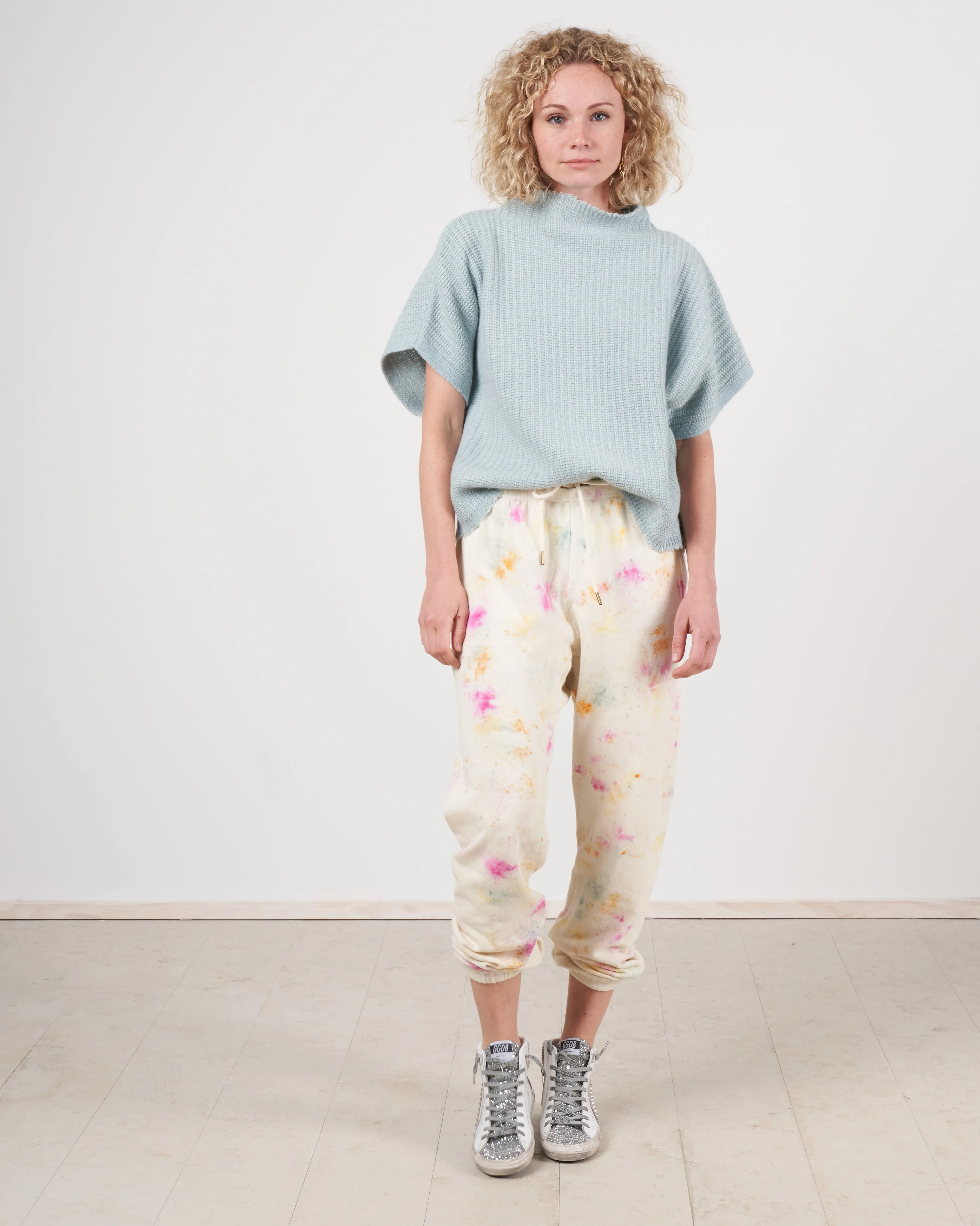 the stadium sweatpant - confetti tie dye