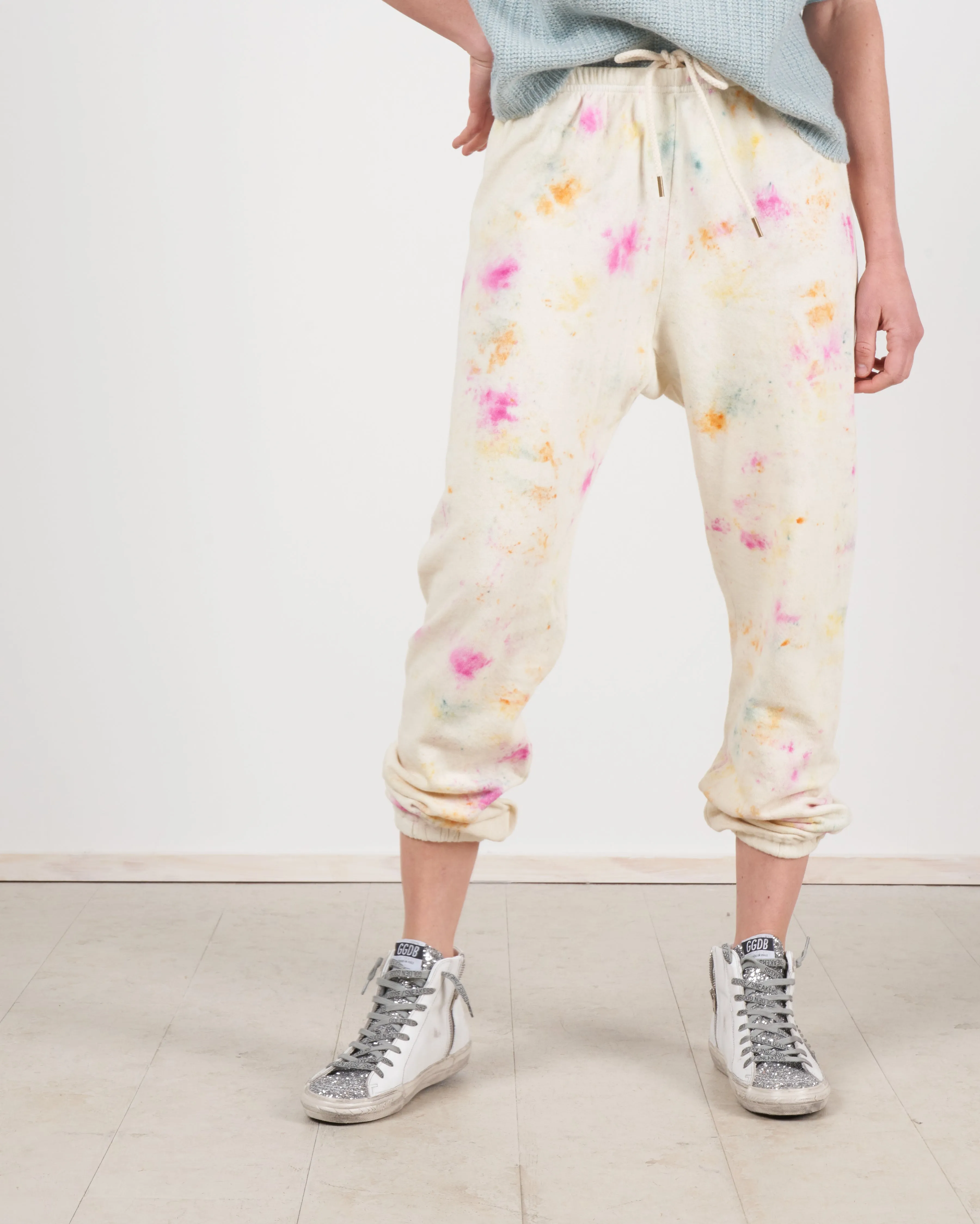 the stadium sweatpant - confetti tie dye
