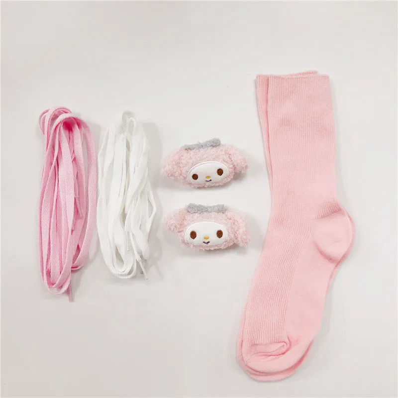Ulzzang Pink Sneakers  KF82630