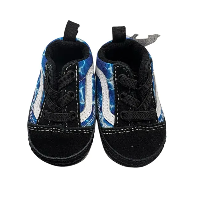 Vans Boy's Blue Soft Bottom SHOES NWT Size 1 Infant
