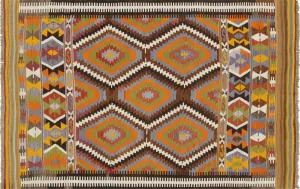Vintage Turkish Kilim - 5' x 7'10"