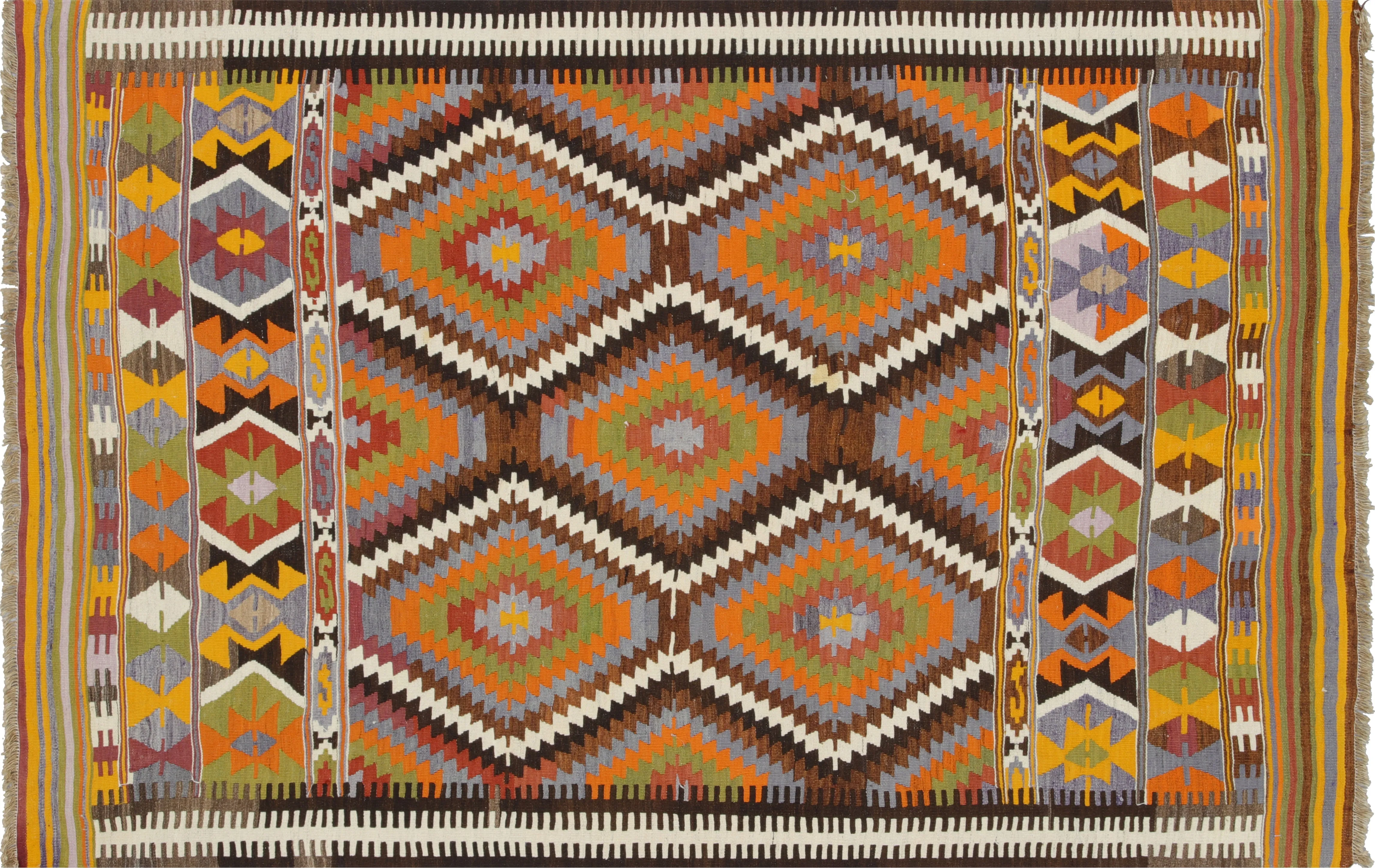 Vintage Turkish Kilim - 5' x 7'10"