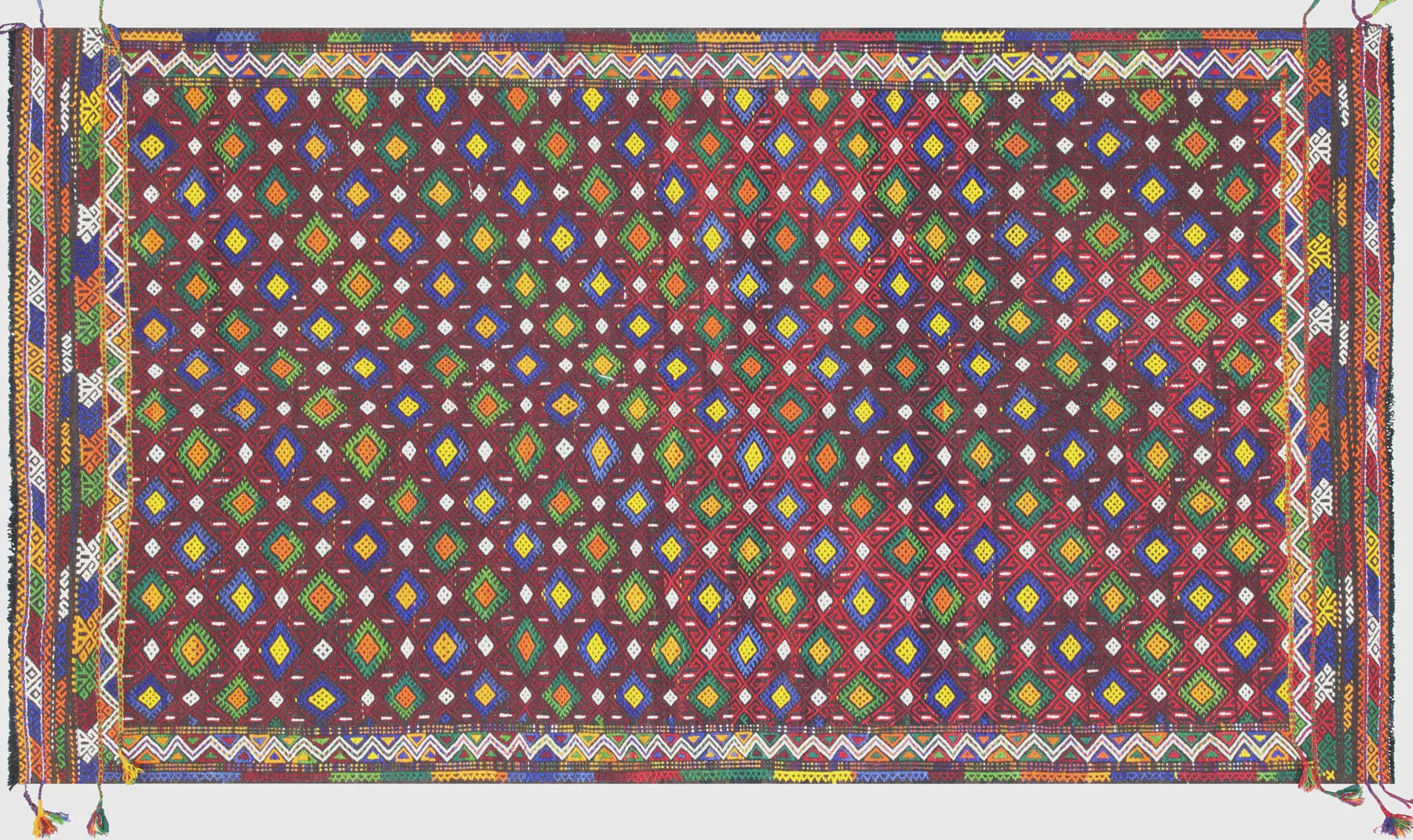 Vintage Turkish Kilim - 5'7" x 10'2"