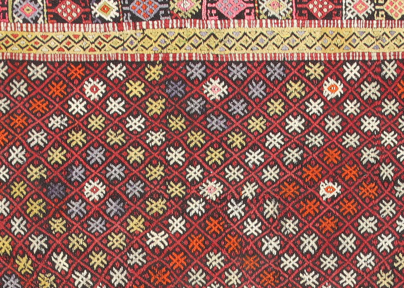 Vintage Turkish Kilim - 7'11" x 10'7"