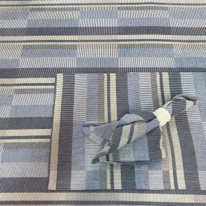 Viola Woven Tablecloth, Navy & Cobalt