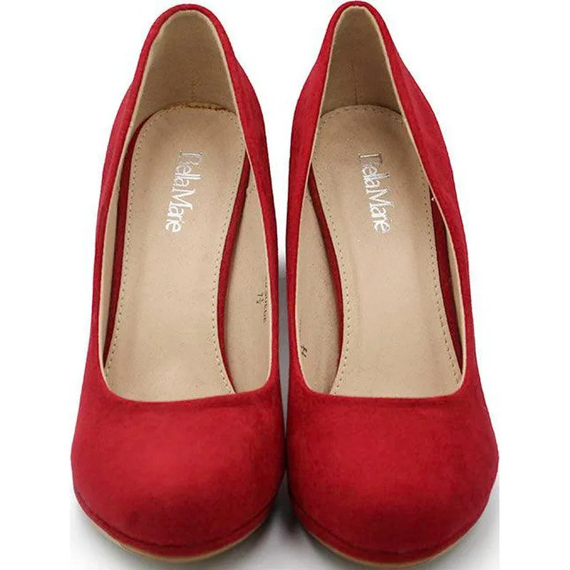 Women's BELLA MARIE Suede Heals