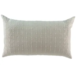 Woven Cotton Lumbar Willow Pillow