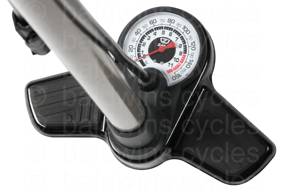 Zefal FP20 Steel Silver Floor Pump