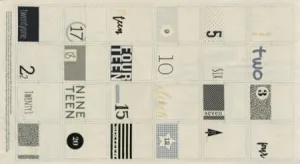 Zen Chic Seasonal Advent Calendar Panel