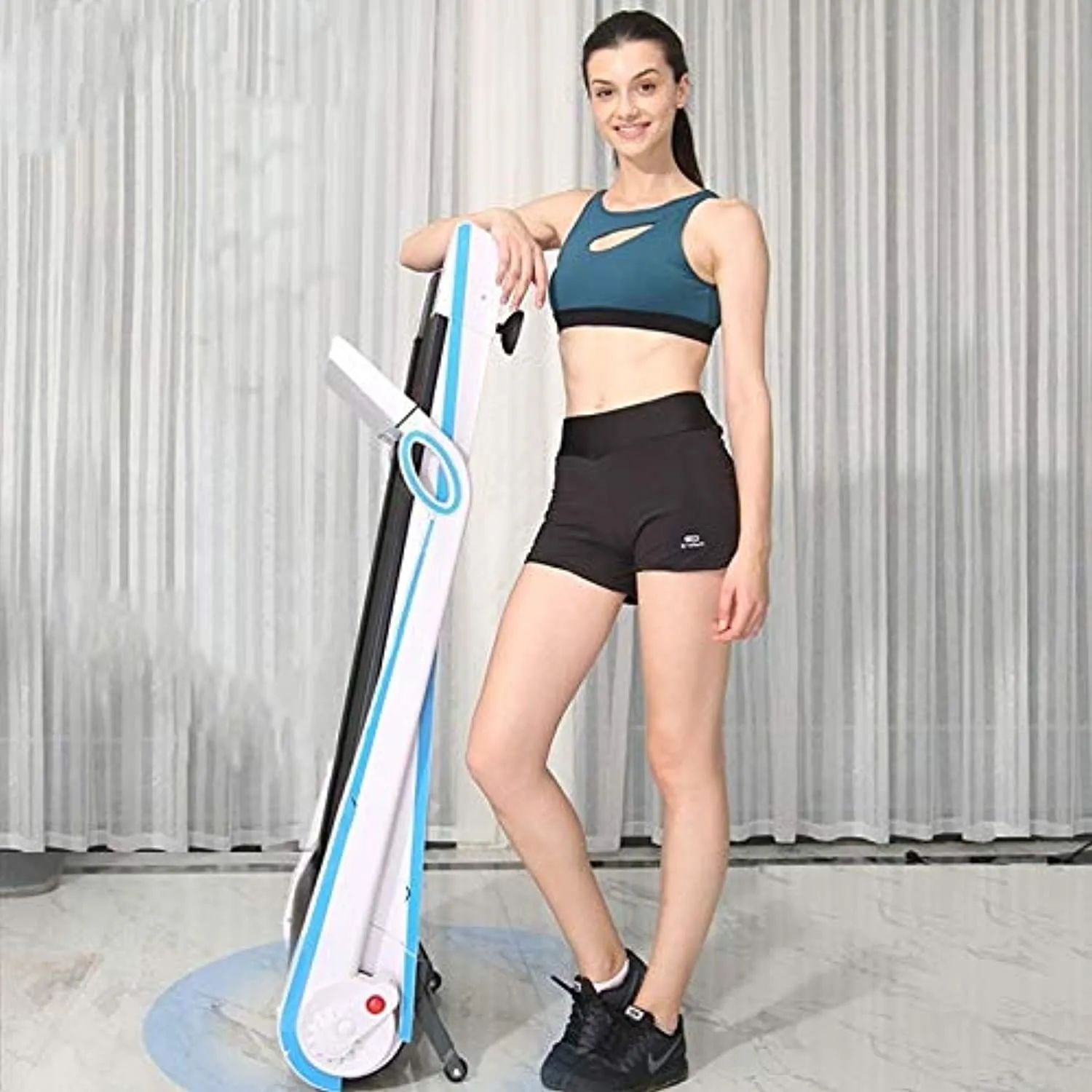 Zzfni Treadmill Smart Home Treadmill Models, Small Ultra-Quiet Electric Folding, Indoor Walking Machine Foldable Treadmill
